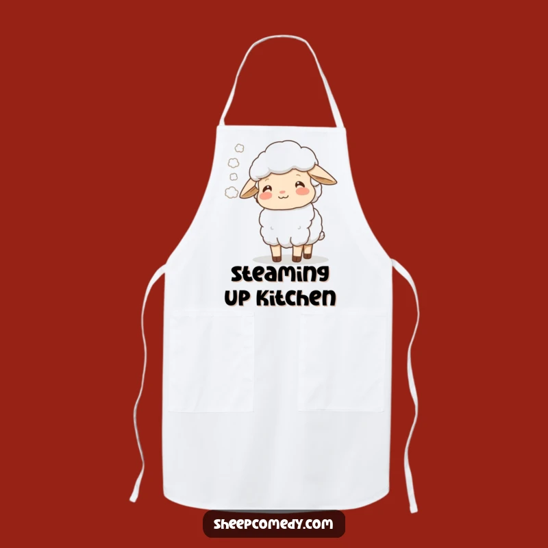 Happy Sheep Mist Apron: Cook with a Funny Sigh!