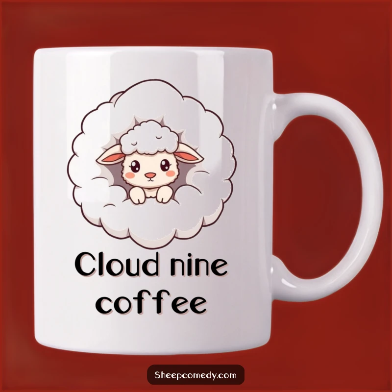 Funny Cloud Sheep Mug: A Hilarious Gift for Dreamers
