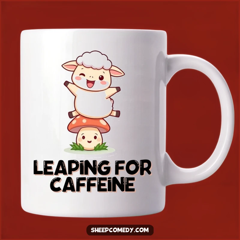 Funny Leaping Sheep Mug: A Hilarious Gift for Adventure Seekers