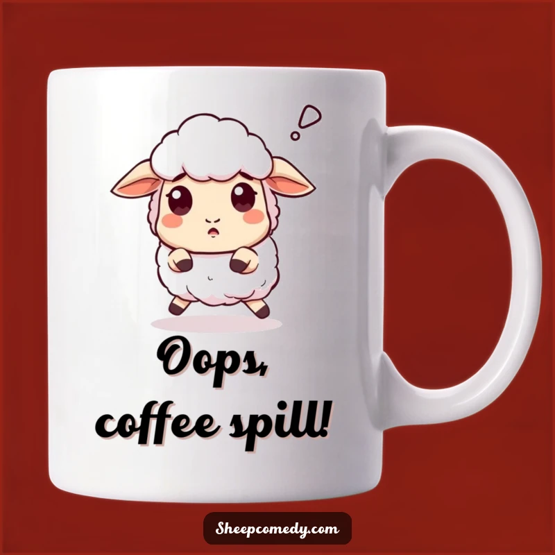 Funny Sheep Surprise Mug - Hilarious Stumble & Baaa Gift for Sheep Lovers