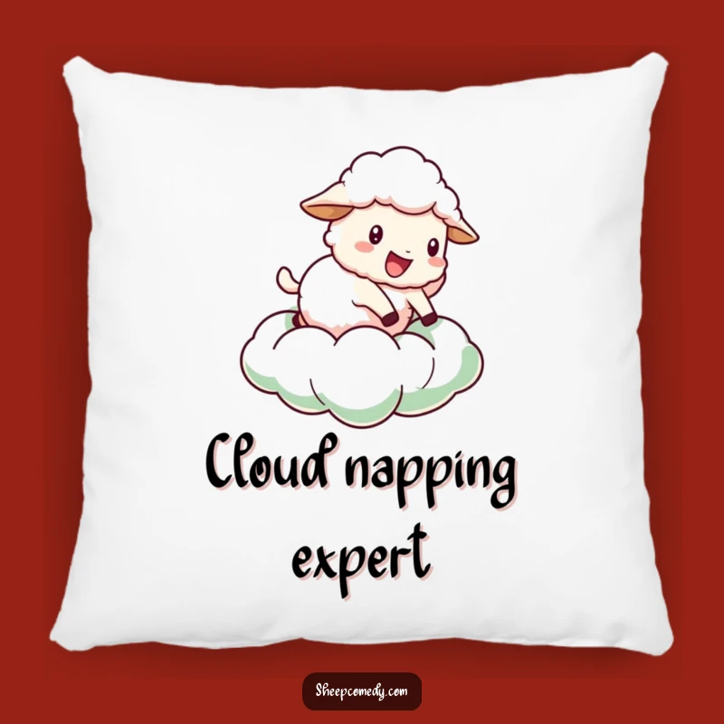 Soft Funny Sheep Cloud Pillow: Bouncing Sheep Comfort, Dreamy Decor Gift
