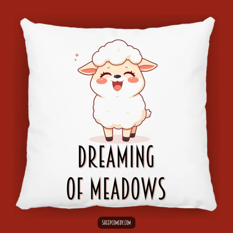 Cuddly Funny Sheep Pillow: Giggles Guaranteed with Tickled Breeze Comfort