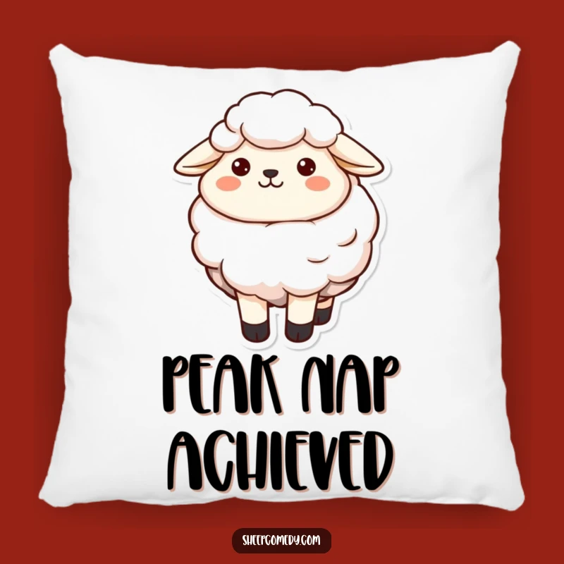 Soft Sheep Pillow: Snuggle Up with Funny Contentment!