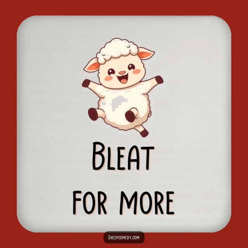 Funny Sheep Coaster Set - Protect Surfaces with Pure Joy