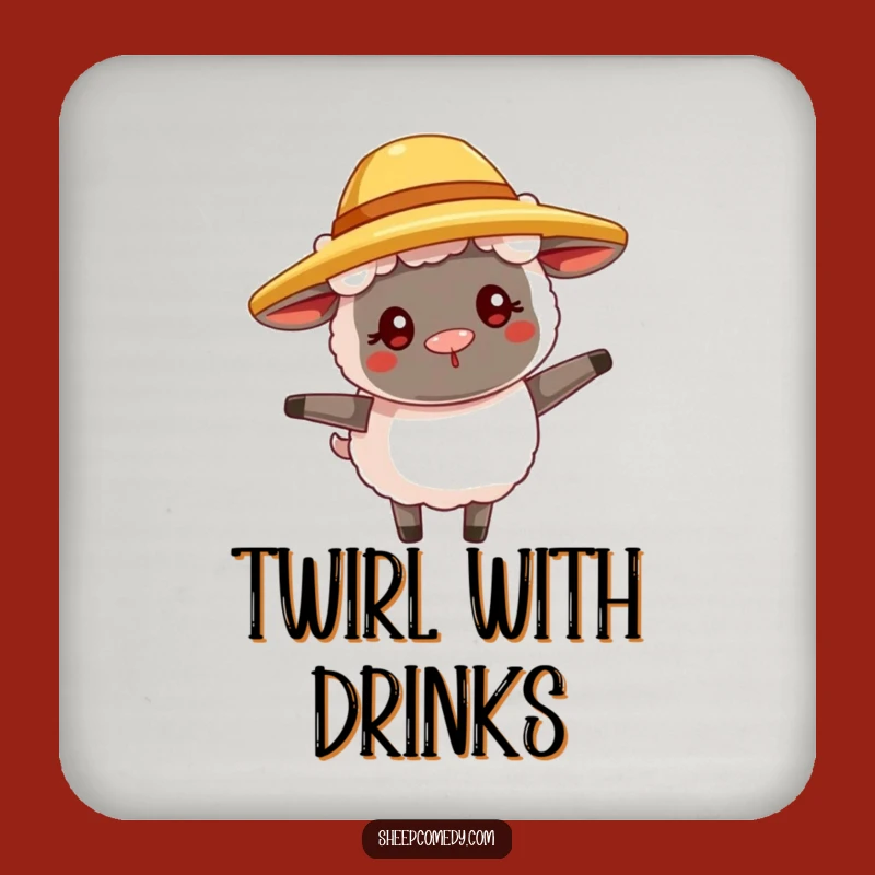 Funny Sheep Coaster Set - Protect Surfaces with Goofy Style