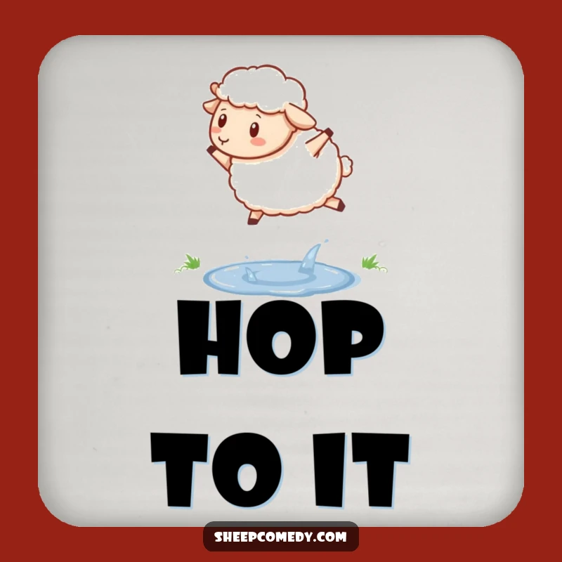 Funny Sheep Coaster Set - Protect Surfaces with Determination