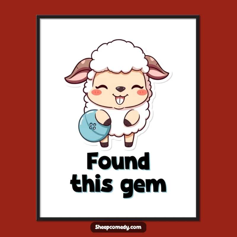 Funny Sheep Mischief Poster - Adorn Your Walls with Humor