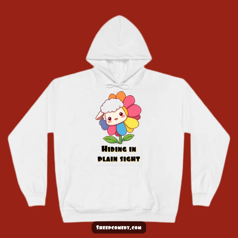 Funny Sheep Flower Hoodie: Stay Cozy with Hilarious Hidden Surprises!