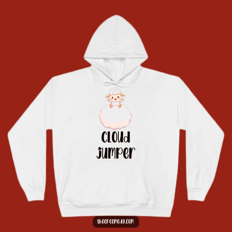 Funny Sheep Marshmallow Bounce Hoodie: Cozy Sheep's Sweet Comfort Gift