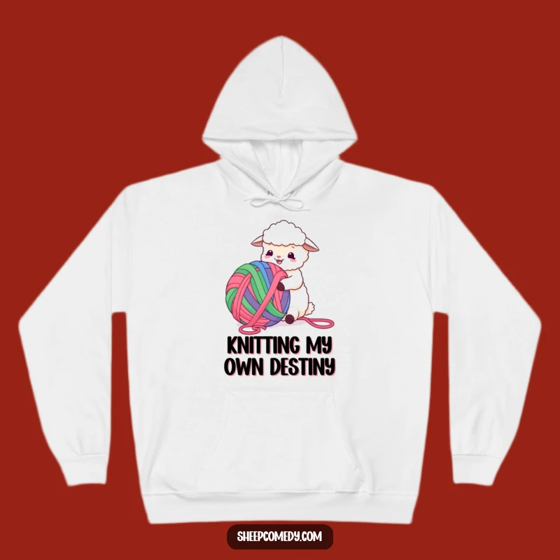 Funny Sheep Yarn Hoodie: Snuggle Up With This Hilarious & Warm Gift!