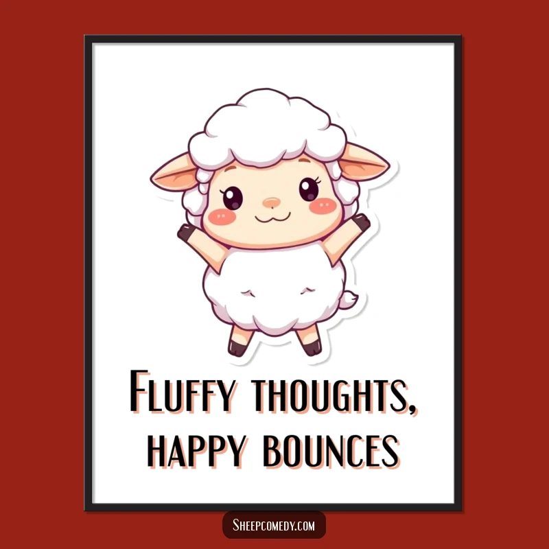 Free Printable Sheep Wall Art: Bouncy Wooly Humor Downloadable Decor!