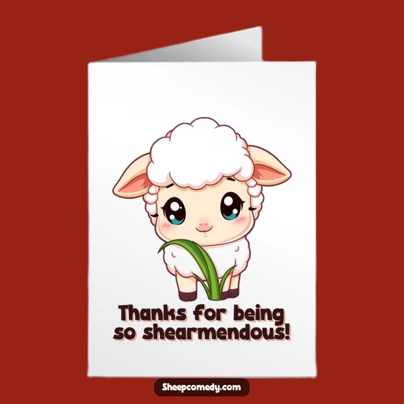 Free Printable Thank You Card: Sheep's Simple Gratitude!