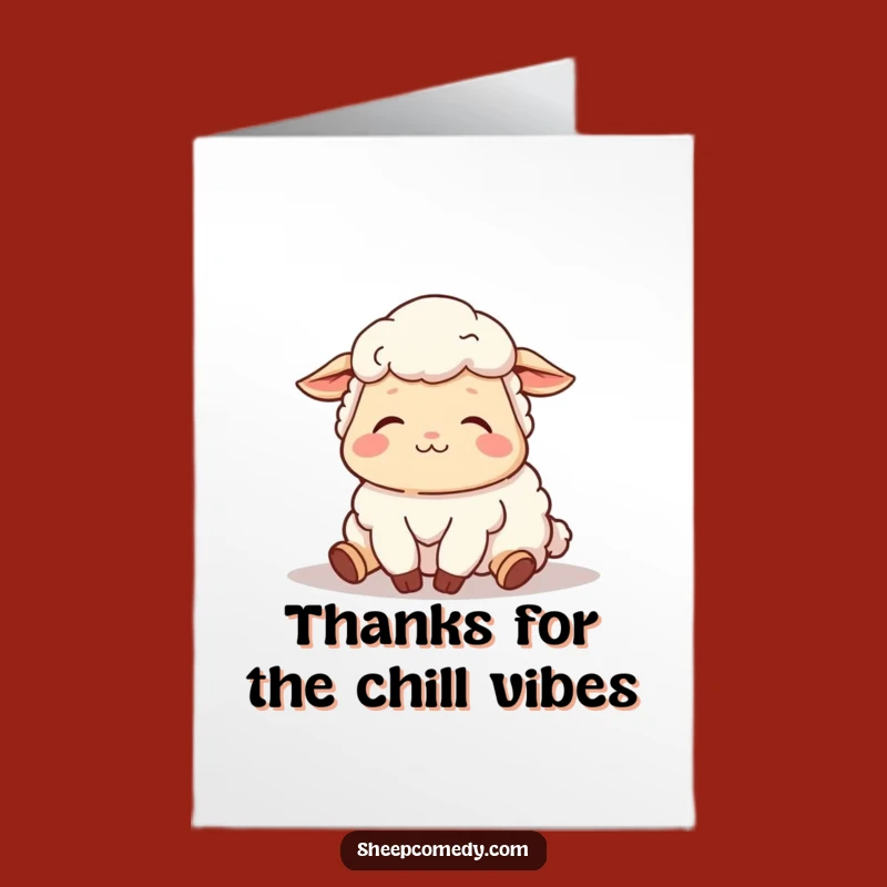 Free Printable Thank You Card: Sleepy Sheep Gratitude, Funny Downloadable Gift