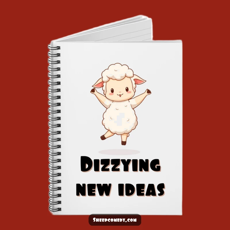 Funny Sheep Pirouette Notebook - Journal Your Happy Moves