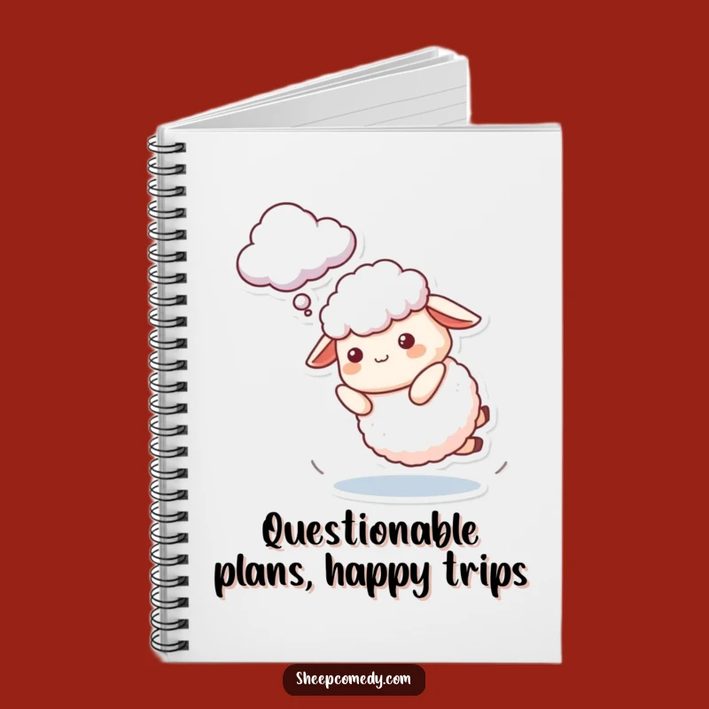 Dreamer's Notebook Sheep Tripping: Jot Down Goals with Humor, A Great Funny Gift
