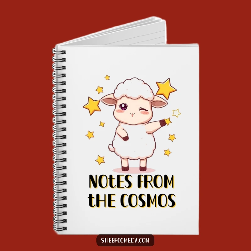 Funny Sheep Juggling Stars Notebook: Jot Down Funny Ideas and Cosmic Dreams!