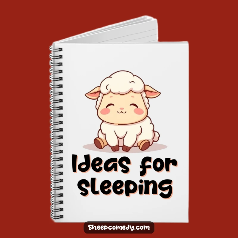 Funny Sheep Nap Notebook: Contented Sighs, Journal Your Dreams