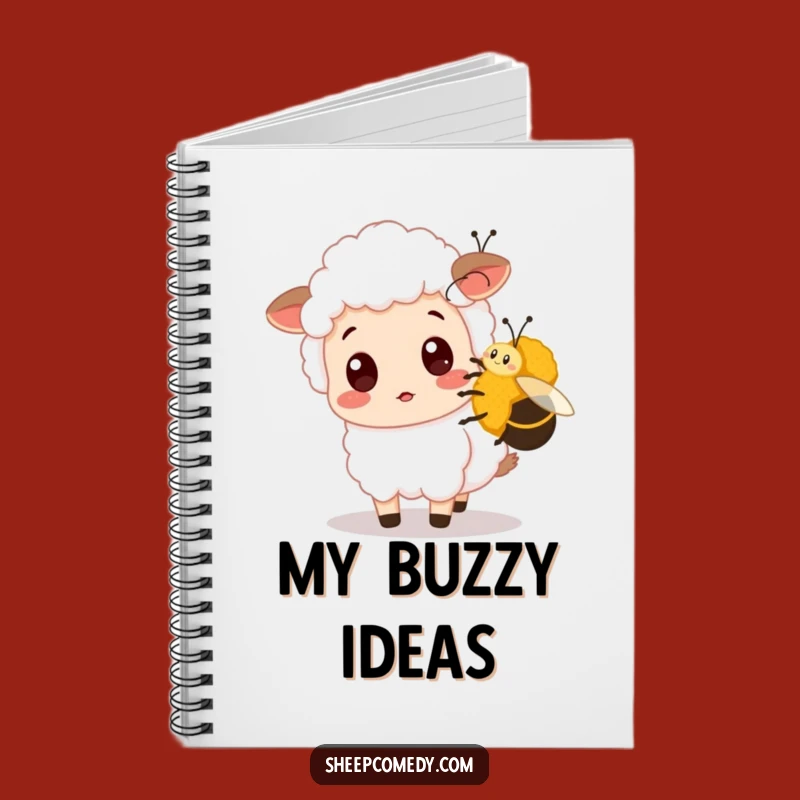 Funny Sheep Surprise Notebook - Capture Your Astonished Ideas