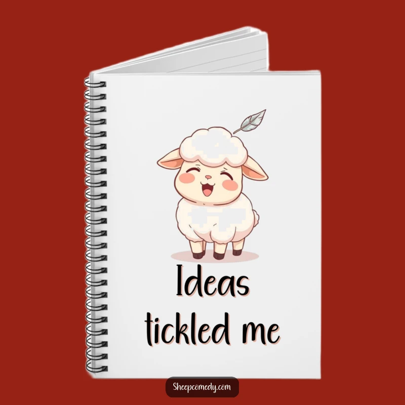 Funny Sheep Tickle Notebook: Giggling Sheep Journal, Perfect Funny Gift for Notes & Doodles