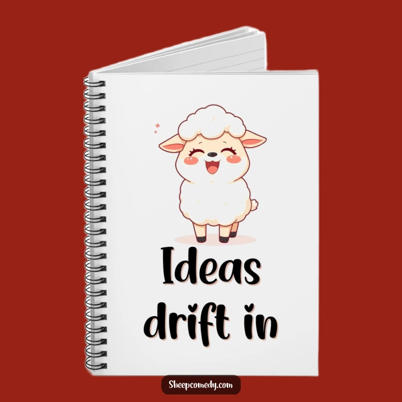 Funny Sheep Giggle Notebook: Jot Down Ideas with Tickled Breeze Fun