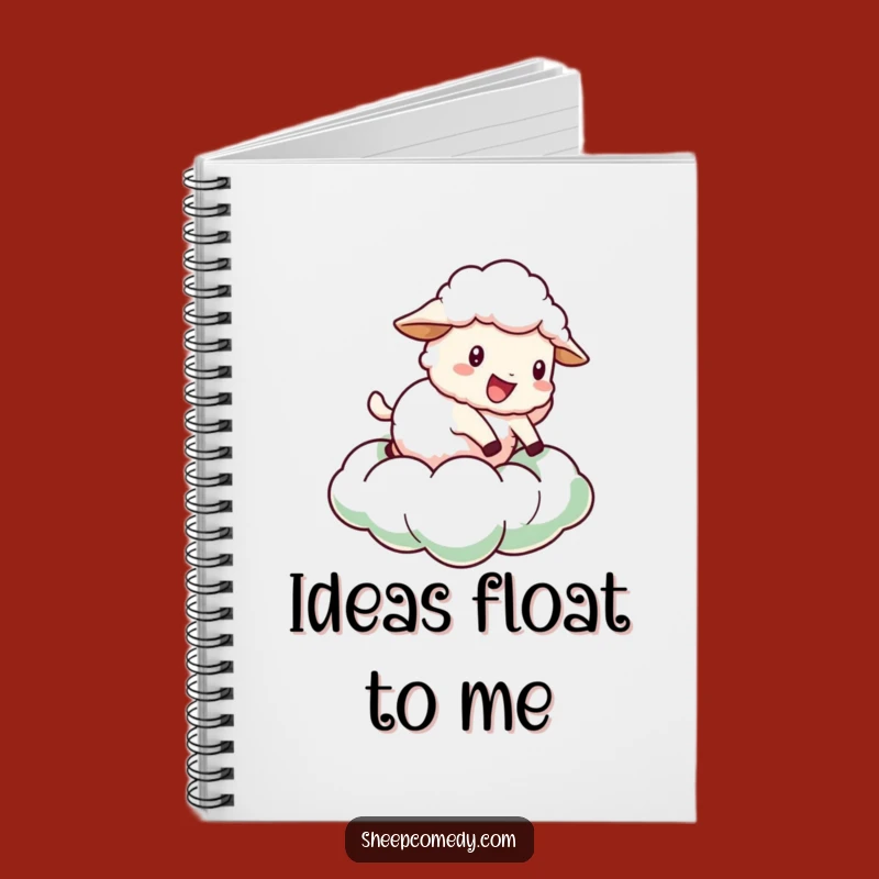 Funny Sheep Cloud Notebook: Bouncing Sheep Journal, Dreamy Stationery Gift