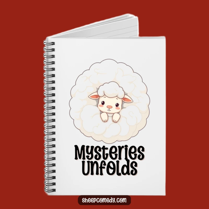 Funny Sheep Cloud Peek Notebook: Sheep's Sky Journal Gift