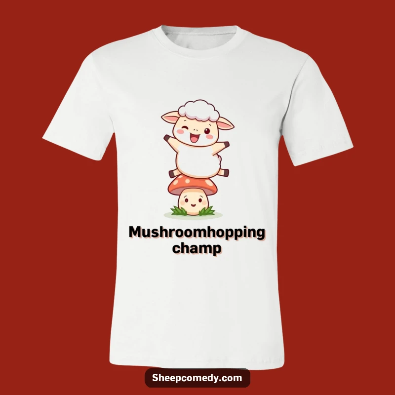 Funny Leaping Sheep T-Shirt: Wear Your Joyful Spirit Hilariously