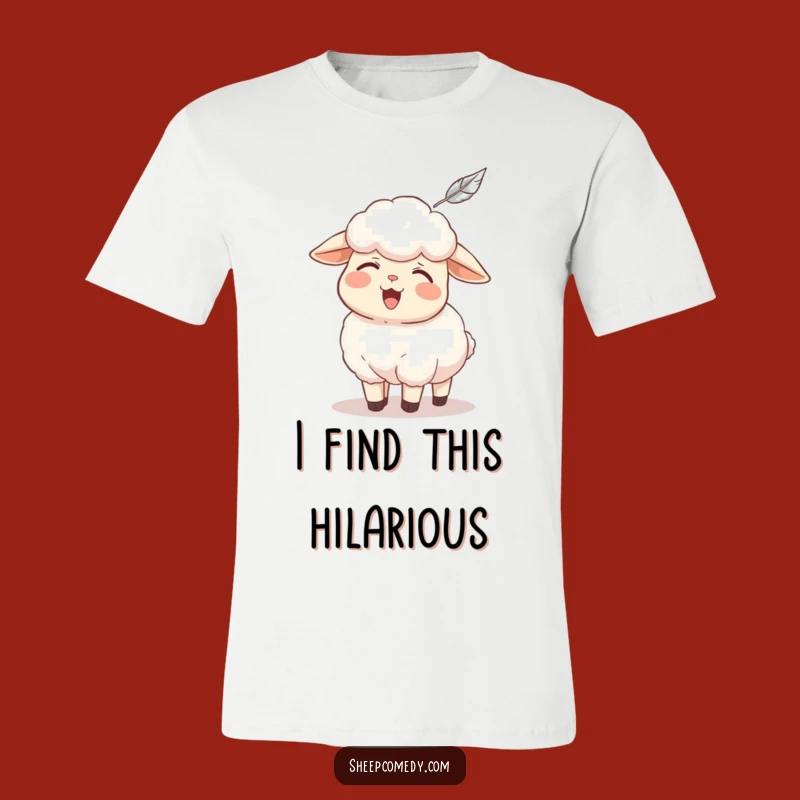 Funny Sheep Tickle T-Shirt: Hilarious Giggling Sheep Tee, Perfect Funny Gift for Humor Enthusiasts