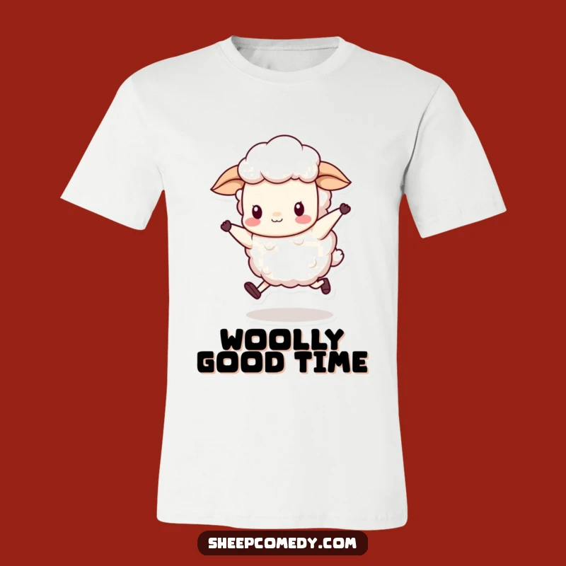 Silly Sheep Skip T-Shirt: Show Off Your Funny Moves!