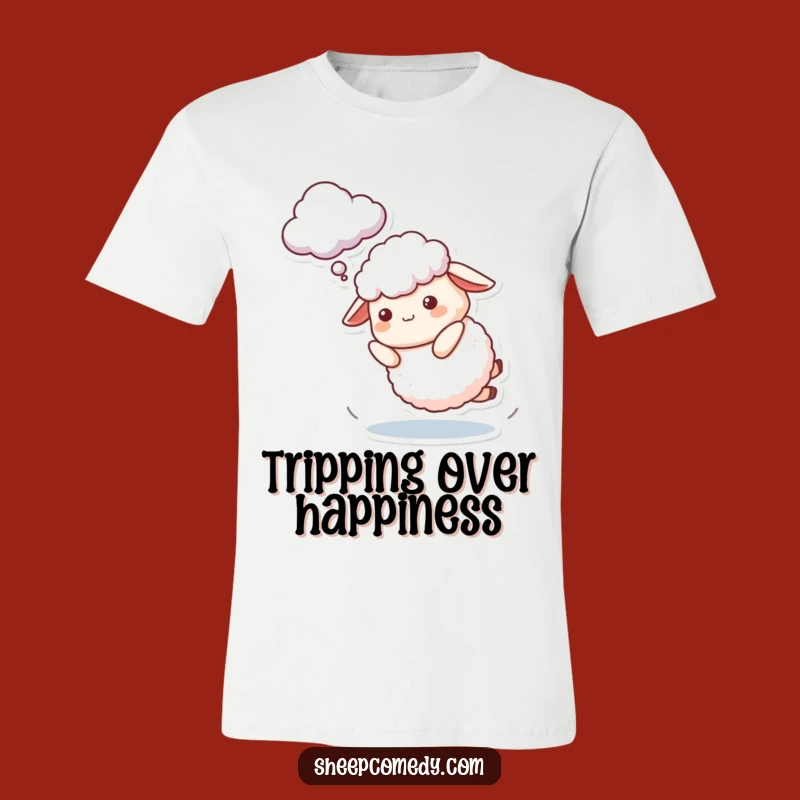 Funny Tripping Sheep T-Shirt: Embrace the Stumble, A Hilarious Funny Gift
