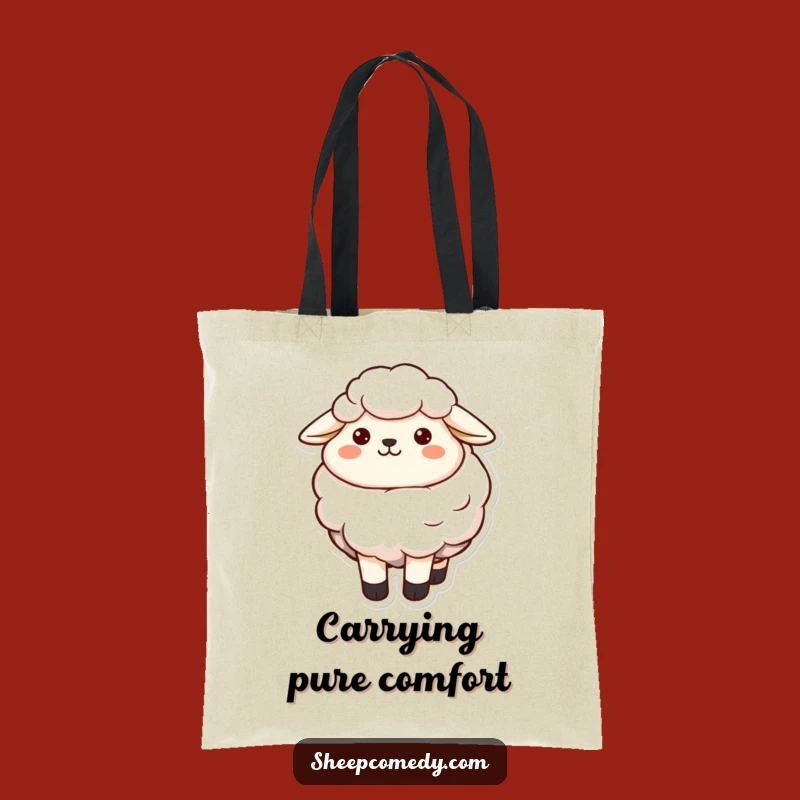 Content Sheep Tote Bag: Carry Your Calm Funny!
