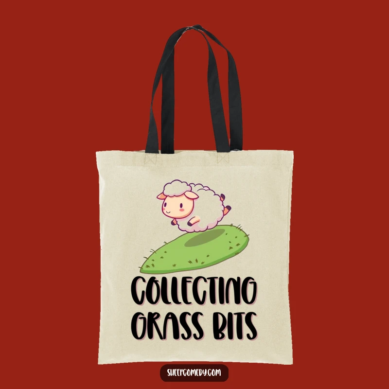 Funny Rolling Sheep Tote Bag: Amusing and Practical Carryall