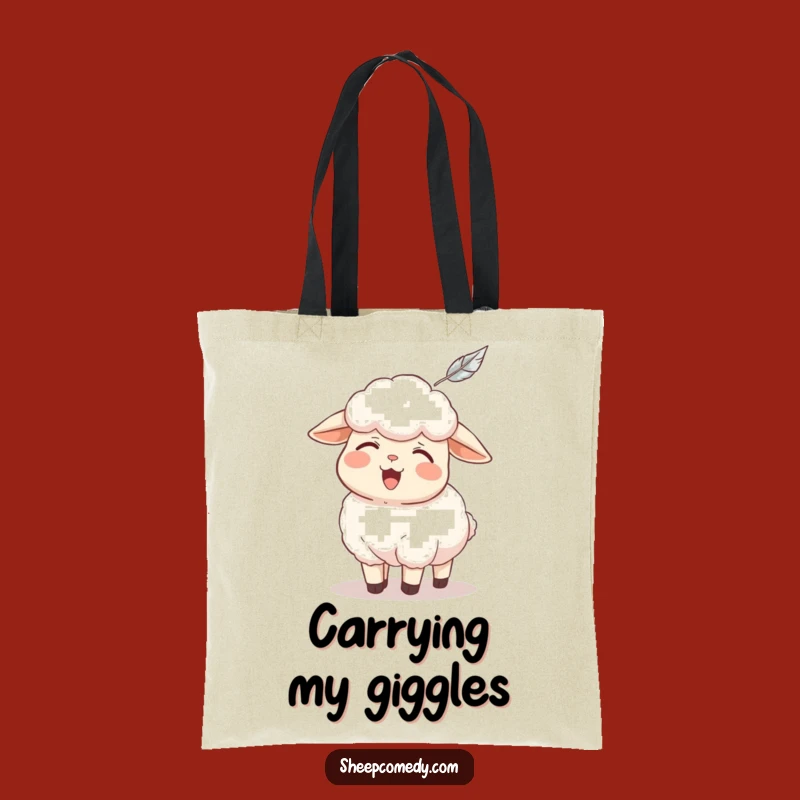 Funny Sheep Tickle Tote Bag: Durable Giggling Sheep Bag, Perfect Shopping Companion Gift